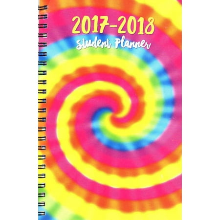 2017 - 2018 Student Calendar (Rainbow) - School College Weekly / Monthly Agenda - Appointment Book Organizer - (Spiral Bound) By (Best Agenda Planner For College Students)