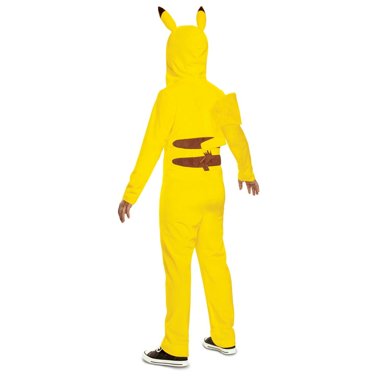 Disguise Pokemon Children Unisex Pikachu Jumpsuit Halloween Costume