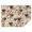 Pug and Footprint, variant on Poodles Rectangle Tablecloth 60"x84",Waterproof Polyester Rectangle Table Cloth, Wipeable Spillproof Polyester Tablecloth for Dining, Camping, Indoor and Outdoor