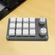thumbnail image 5 of Mini para juegos con , programables, 2 , mecánico USB para reproductor multimedia, ordenador, bnco Soledad Teclado para juegos, 5 of 8