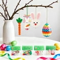 thumbnail image 3 of DIY Button Ornament Making Set,Easter Bunny Craft Buttons Kit,Fun Holiday Decorations for Easter Hanging Decorations, 3 of 10