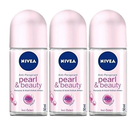 Nivea Women Deodorant Roll On Series Pacl Of 1-3-6 Pearl&Beauty Roll On 3