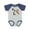 Baseball Heather and Navy, variant on I'm One-cowboy Riding Horse Birthday Boys Baby Bodysuit