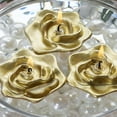 thumbnail image 2 of Efavormart Set of 4 Gold Unscented Floating Rose Candle for Wedding Party Birthday Centerpieces Home Decorations Supplies, 2 of 11