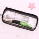 thumbnail image 4 of Estuche Transparente para Lápices, Estuche Transparente para Lápices de Examen, Bolsa de Almacenamiento de Cosméticos con Cremallera de PVC Impermeable, Bolsa de Viaje para Maletas de Maquillaje (Neg, 4 of 5