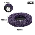thumbnail image 3 of 100Mm Stainless Steel Poly Strip Disc Abrasive Wheel Paint Rust Remover Clean Grinding Wheel For Angle Grinder Car Motorcycle, 3 of 5