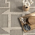 thumbnail image 7 of Rugs USA Sequoia Tribal Textured Indoor/Outdoor Area Rug, 8' 10" x 12', Liess Beige, 7 of 7