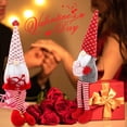 thumbnail image 7 of Valentines Day Decor 2PCs Valentine Gnomes Plush Dolls Scandinavian Tomte Swedish Gnome Elf Dwarf Figurines Valentine's Day Gifts Presents Anniversary Dinner Wedding Party Home Tabletop Decor Ornament, 7 of 7
