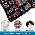 thumbnail image 5 of Veteran Gifts for Men, Veteran Gifts, Gifts for Veterans, Veteran Fathers Gifts, Army/Air Force/Navy Veteran Gifts Ideas, Vietnam Veteran Gifts, Veterans Day Gifts, Veterans Blanket Throw 60" X 50", 5 of 5