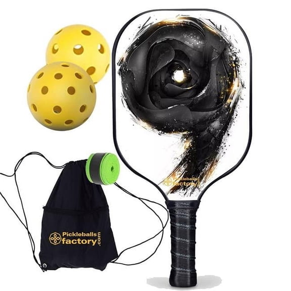 Usapa Pickleball Paddles - Letter Nine Pickleball Paddle for Tennis Elbow - Best Outdoor Pickleball, Glassfiber Graphite