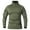 Green, variant on Mens Combat Long Sleeve for T Shirt Camo Slim 1/4 Zipper Hiking Sports Pullover