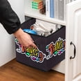 thumbnail image 5 of Thanksgiving Font Large Capacity Foldable Storage Basket with Handle 10.8"x10.5"x10.6" - Storage Bins, Storage Bin, Storage Box, 5 of 6