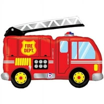 Fire Truck Foil Balloon 40"