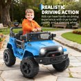 thumbnail image 3 of CazToi Camión Infantil 12V 4x4 Control Remoto Bluetooth Luces LED Ruedas EVA, 3 of 8