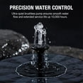thumbnail image 5 of Solar Floating Bird Bath Water Pump With 7 Nozzles - Automatic Fountain For Garden Pond Outdoor Decor, 5 of 5