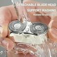 thumbnail image 2 of Gradientiscolor 2025 New Upgrade Pocket Shaver USB Mini Shavers, Mini Dual-Head Electric Shaver, Pocket Size Washable Double Head Electric Razor, Wet and Dry for Home, Office, and Travel (Green), 2 of 8