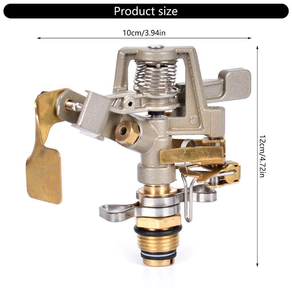 Metal Lawns Sprinkler Garden Water Sprinklers Lawns Irrigation Systems for Large Area Watering Outdoor Garden Yard Lawns