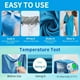 thumbnail image 3 of QUTETN 4 Pack Cooling Towels 40 Inches X 12 Inches Breathable Soft Chilly Microfiber Towel for Yoga Sport Running Workout Gym Camping and Fitness Grey Pink Green Blue, 3 of 4
