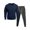 Dark Gray, variant on Men's Solid Color Casual Sports Sweatshirt Suit with Round Neck and Pocket Design, Comfortable Fabric for Lounge and Light Exercise, Two-Piece Set for Men,Dark Gray 3XL