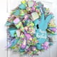 thumbnail image 4 of Conejo de Pascua con orejas, forma de conejo de dibujos animados, adornos decorativos bonitos, 4 of 8