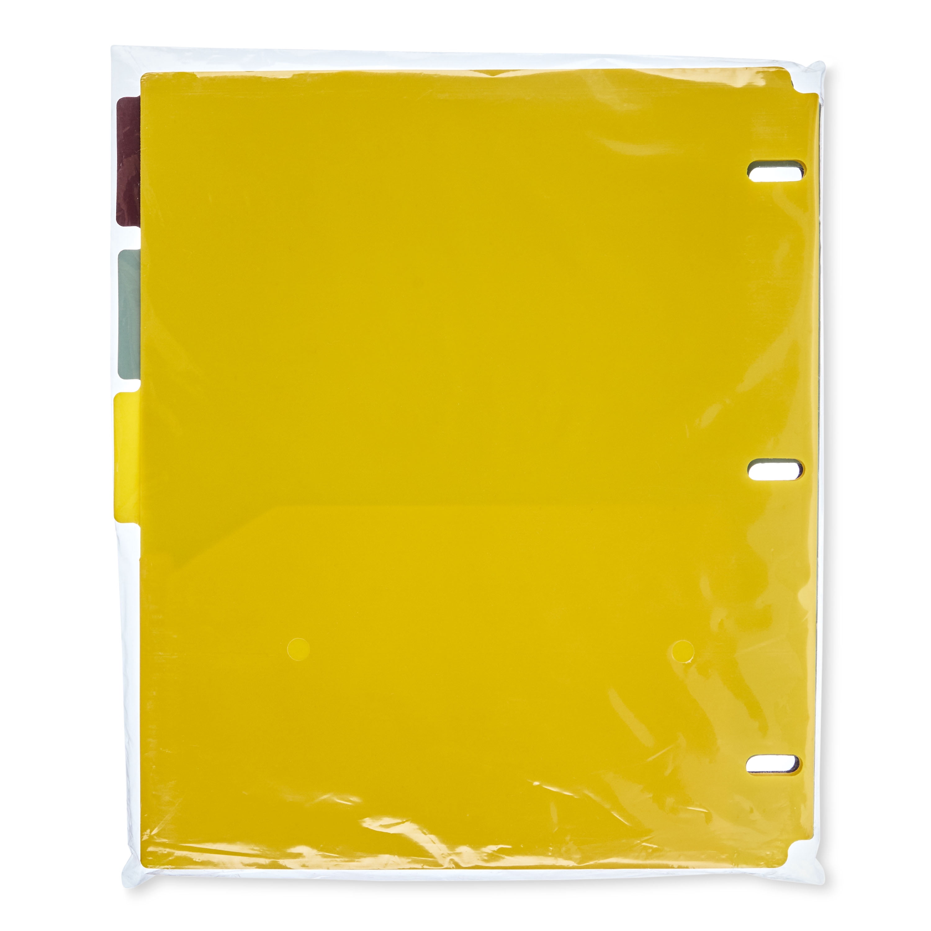 (2 pack) Pen+Gear 3-Tab 2-Pocket Binder Dividers, 3 Count, 3 Color