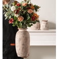 thumbnail image 3 of Ceramic Rustic Flower Vase, Large Farmhouse Vases Home Decor, 12.5" Tall Pottery Decorative Pampas Vase for Table Living Room Entryway Mantel Bookshelf Bedroom Bathroom Kitchen, 3 of 18