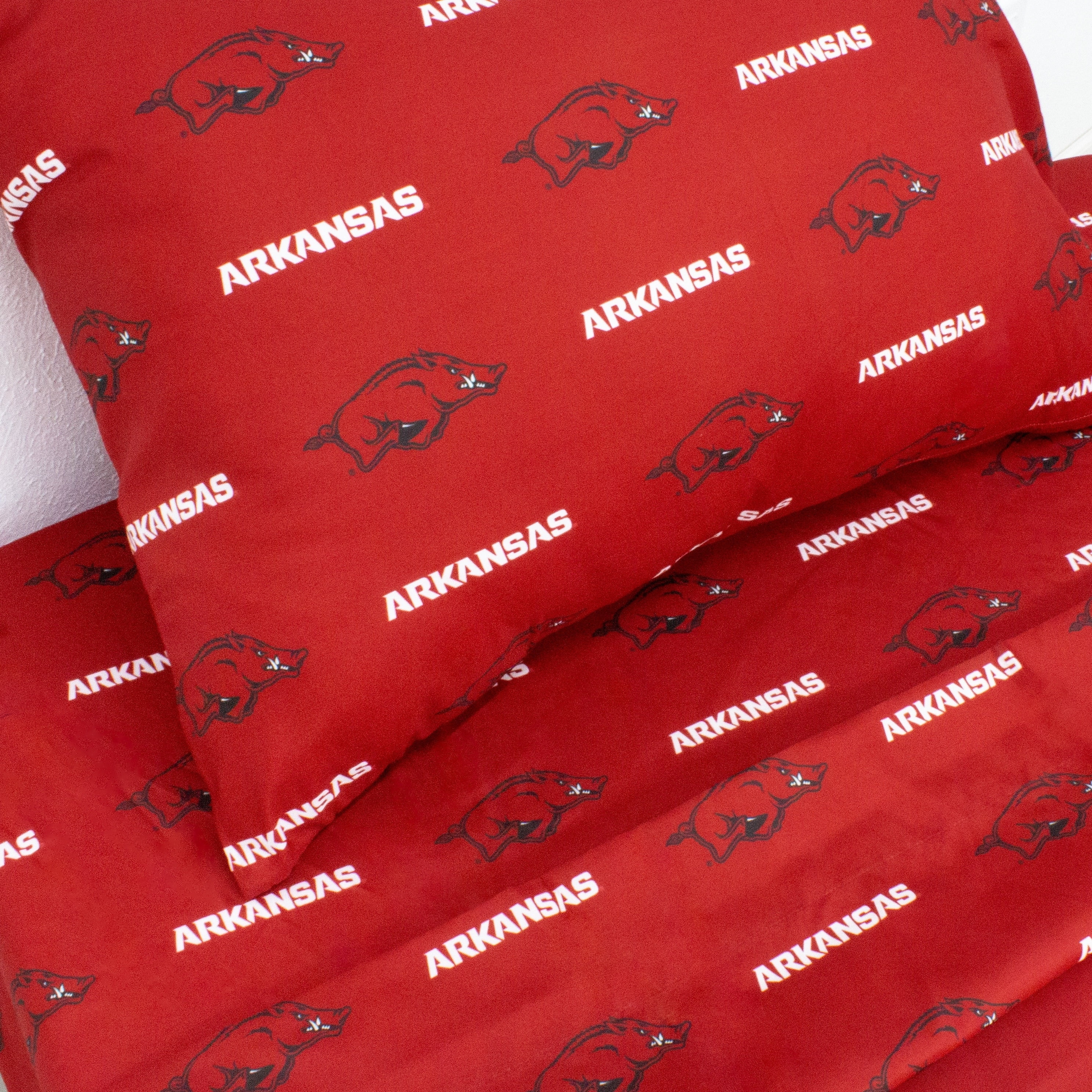 Arkansas Razorbacks Sheet Set Queen