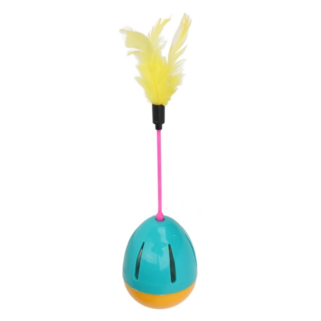Juguetes para gatos, juguetes de plumas para gatos, juguetes brillantes y divertidos para gatos, juguetes para gatitos, durabilidad probada en el tiempo