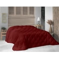 thumbnail image 2 of Microfiber Down Alternative Comforter, Brushed Super Soft and Breathable Blanket Square Quilted Bedding with Solid Colors Decoration for Master Guest Bedroom, 82" x 86", Red, by Ambesonne, 2 of 4