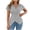 Black, variant on Striped Short Sleeve Shirts for Women Summer Surplice Neck Nipped Waist Blouses Business Casual Tops