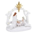 thumbnail image 2 of Desktop Ornament Scene With Lights Hand Painted Figurine Holy Family Manger Scene Sets For Christmas Indoor Tabletop Decorations, 2 of 8