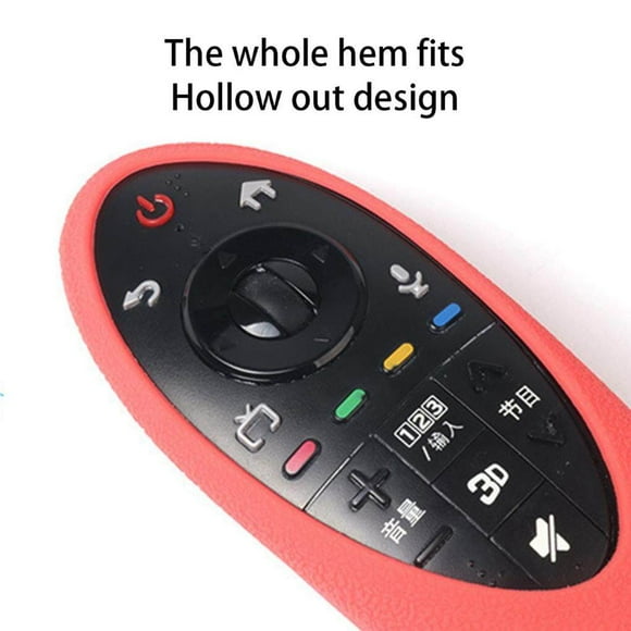 Langgg Silicone Protecitve Case Shockproof Dustproof Smart TV Remote Control Protective Sleeve for LG AN-MR500 TV Remote Control