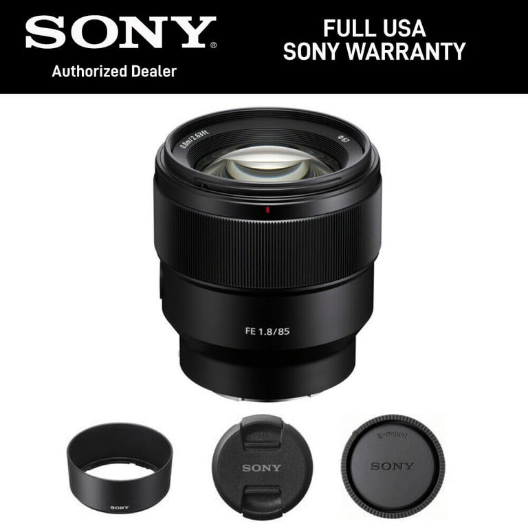 Sony SEL85F18 85mm F/1.8-22 Medium-Telephoto Fixed Prime Camera
