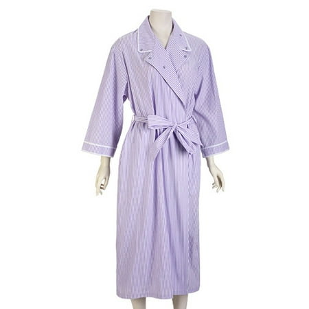 Women's Stripe Wrap Robe