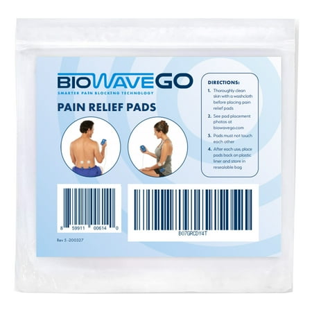 Replacement Pain Relief Pads for BioWaveGO - White