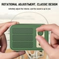 thumbnail image 6 of VALSEEL Bluetooth Speaker Outdoor, Design of Retro Wireless Bluetooth Speaker, Mini Outdoor Convenient Portable Small Speaker (Bluetooth/TF/AUX/USB), 6 of 7