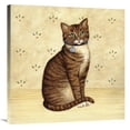 thumbnail image 1 of Global Gallery's 'Country Kitty IV' by David Carter Brown Stretched Canvas Wall Art, 1 of 4