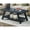 Black, variant on Weathered Walnut Coffee Table / For Casual Chats / Under - table Shelf