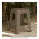 thumbnail image 4 of Kit 4 Bancos Cuadrado Para Exterior E Interior (Gris Calido), 4 of 4