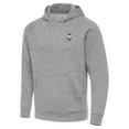 thumbnail image 2 of Men's Antigua Heather Gray Clemson Standing Tiger Golf Victory Pullover Hoodie, 2 of 3