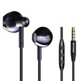 thumbnail image 5 of 3.5mm plug wired headphones with [USB C to 3.5mm adapter],metal subwoofer stereo wired earbuds with microphone noise reduction,in ear earphones wire with magnet, 5 of 7
