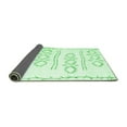 thumbnail image 2 of Ahgly Company Indoor Rectangle Solid Emerald Green Modern Area Rugs, 8' x 12', 2 of 4
