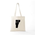 thumbnail image 5 of CafePress - Vermont Initials Tote Bag - Unisex Canvas Tote Bag, Beige, 1-Piece, 5 of 6