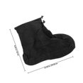 thumbnail image 2 of GOOHOCHY 1Par Cubrebotas Impermeables Negros Con Cremallera Y Suela Antideslizante Para Uso Lluvia, 2 of 8