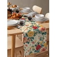 thumbnail image 6 of Ldtrchee Vintage Spring Floral Table Runner 60 Inches, Watercolor Farmhouse Botanical Bed Runner Dresser Scarves Tabletop for Indoor Outdoor Parties/Ceremony/Banquet, 13" x 60", 6 of 8
