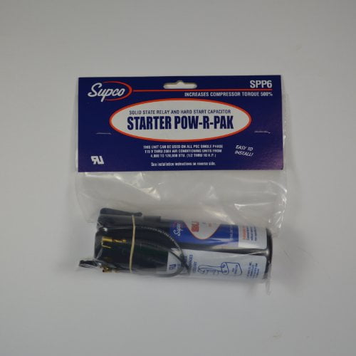 SPP6 Hard Start Kit Relay Capacitor 120-288V AC Compressor POW-R-PAK 