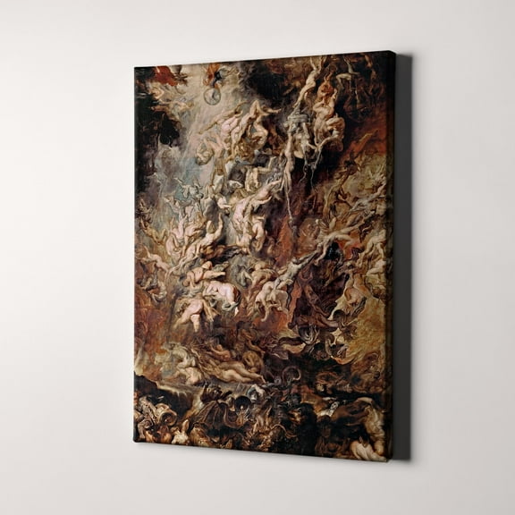 War In Heaven - Fall Of The Damned Christian Bible Canvas Wall Art Print