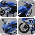 thumbnail image 4 of 1:12 Suzuki GSX-R1000R Aprilia RSV4 Modèle de Moto de Course en Alliage Modèle de Moto Tout-Terrain Haute Simulation GSX Rouge, 4 of 6