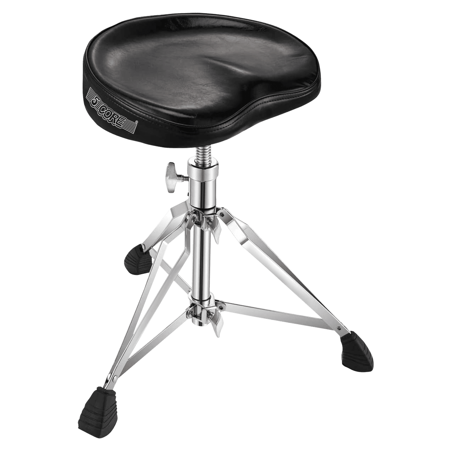 Drum Throne Padded Guitar Stool Adjustable Heavy Duty Saddle Music Chair Seat Universal for Adults & Kids with Anti Slip Rubber Feet
