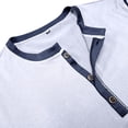 thumbnail image 6 of LIaqionyy Shirts for Mens Cotton Long Sleeve Casual Button T Shirt Classic Tees Pullover Work Basic Tops, 6 of 7